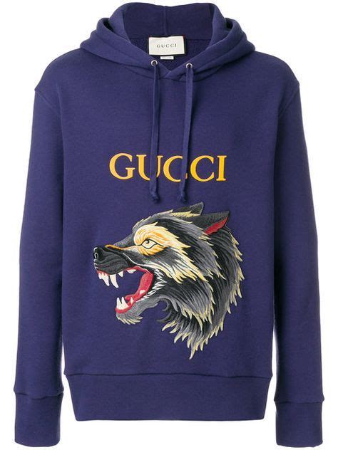 gucci wolf sweatshirt white|Gucci inspired sweatshirt.